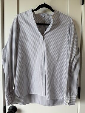 Theory Striped Collared Shirt